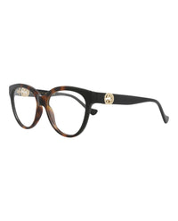 Gucci Gucci Womens Square/Rectangle Havana Black Transparent Fashion Designer Eyewear