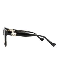Gucci Gucci Womens Square/Rectangle Havana Black Transparent Fashion Designer Eyewear
