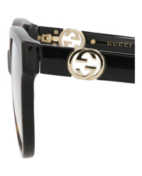 Gucci Gucci Womens Square/Rectangle Havana Black Transparent Fashion Designer Eyewear
