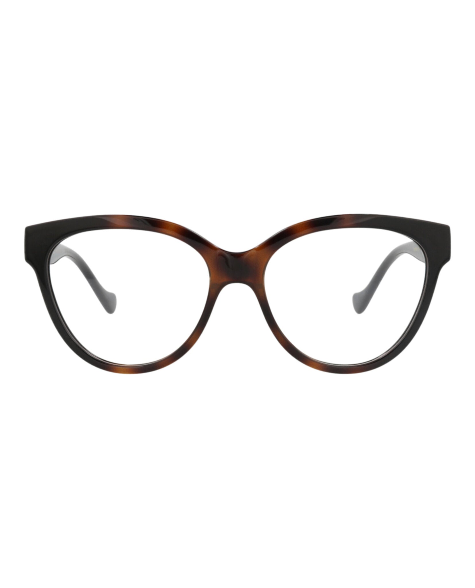 Gucci Womens Square/Rectangle Havana Black Transparent Fashion Designer Eyewear
