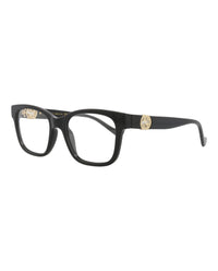 Gucci Womens Square/Rectangle Black Black Transparent Fashion Designer Eyewear