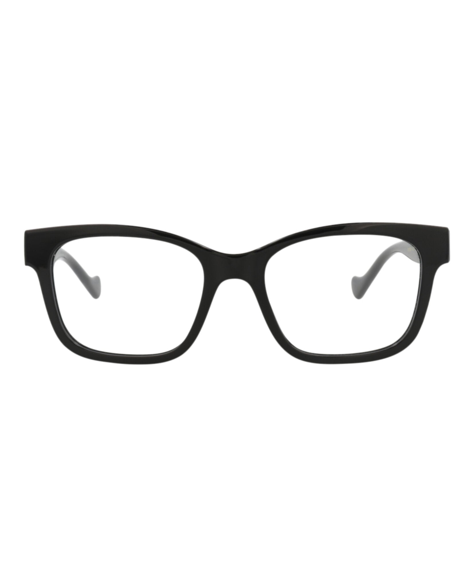 Gucci Gucci Womens Square/Rectangle Black Black Transparent Fashion Designer Eyewear