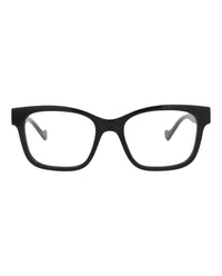 Gucci Gucci Womens Square/Rectangle Black Black Transparent Fashion Designer Eyewear