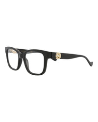 Gucci Gucci Womens Square/Rectangle Black Black Transparent Fashion Designer Eyewear