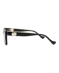 Gucci Gucci Womens Square/Rectangle Havana Black Transparent Fashion Designer Eyewear