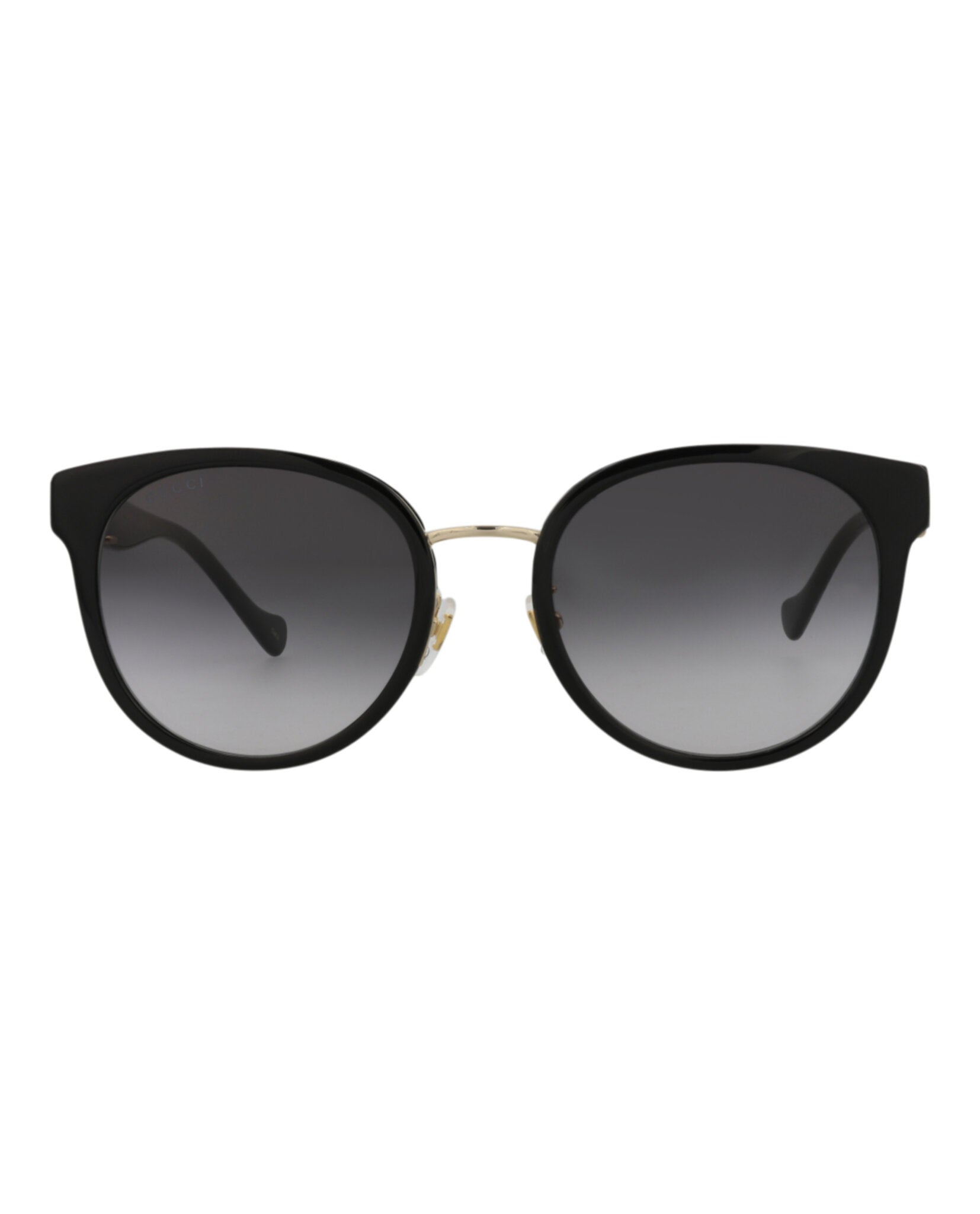 Gucci Womens Round/Oval Black Black Grey Fashion Designer Eyewear