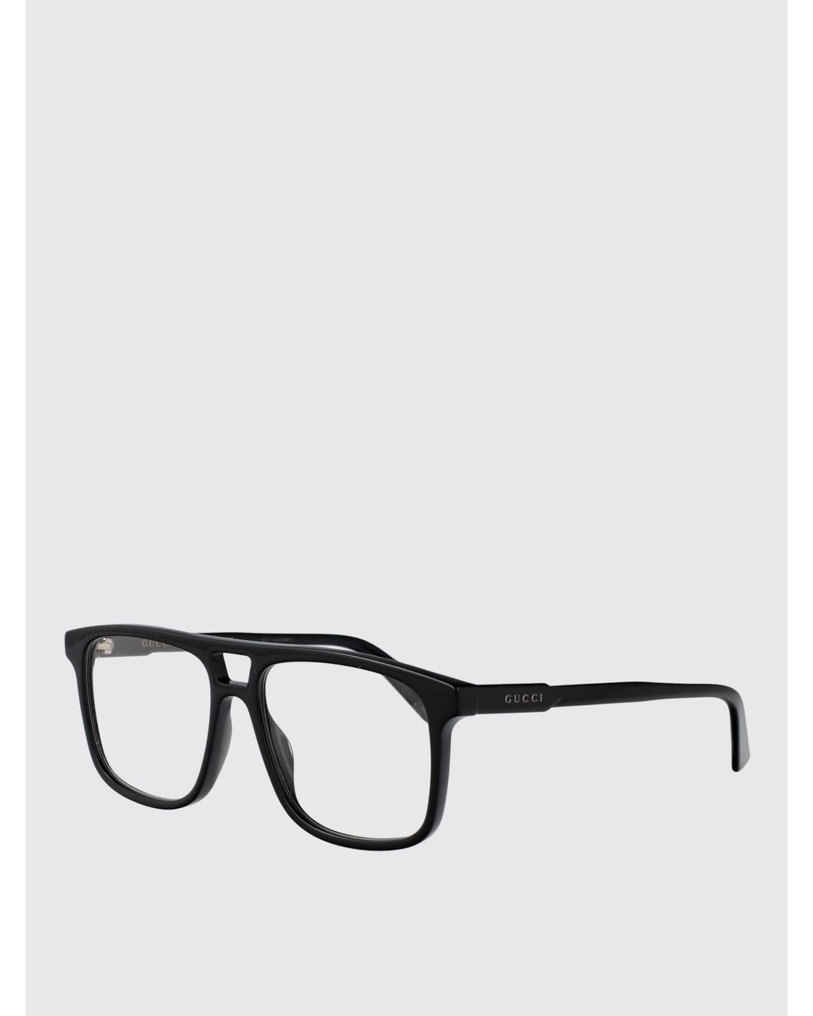 Gucci Optical Frames with Sleek Design Men Black Black