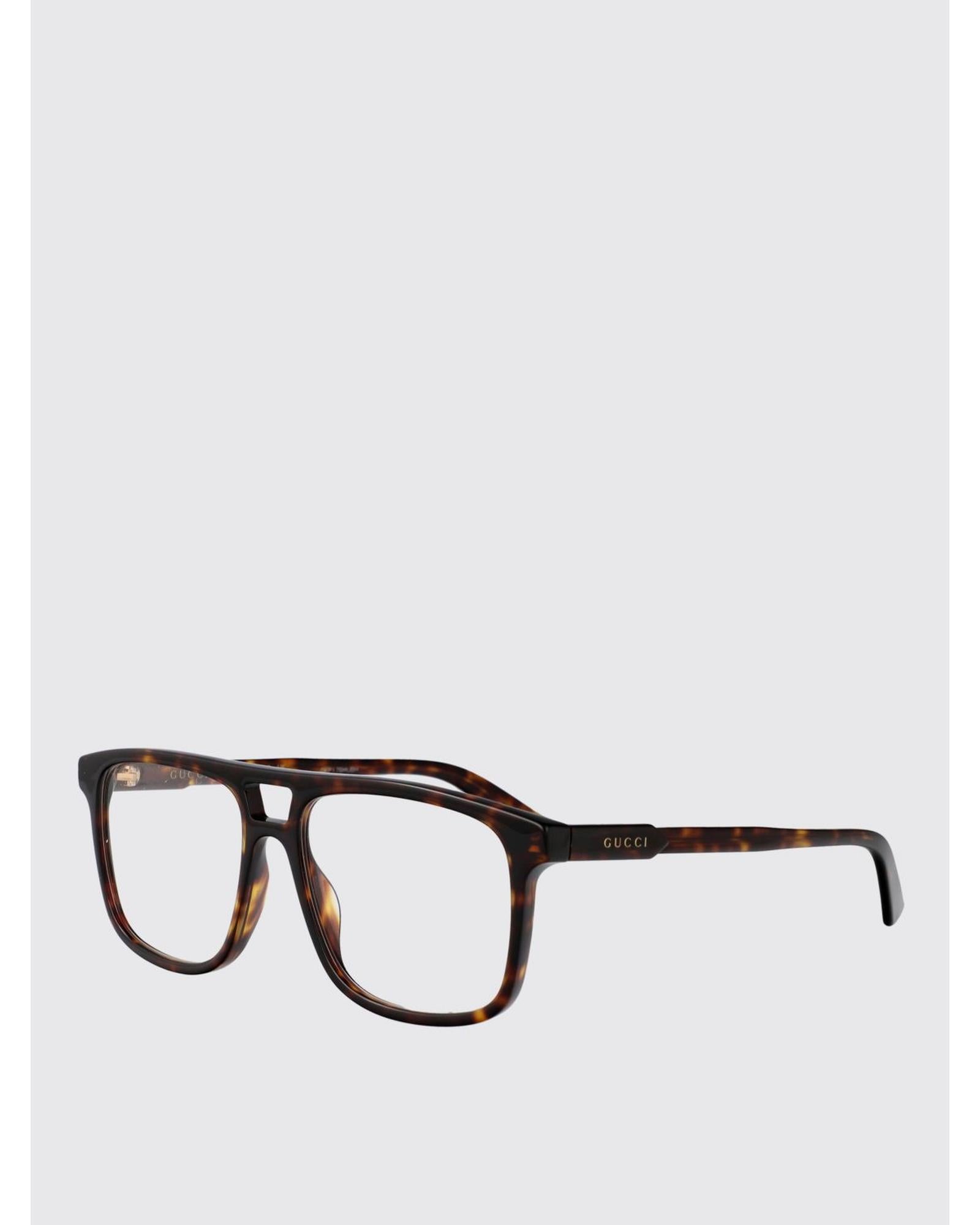 Gucci Optical Frames with Sleek Design Men Black Brown
