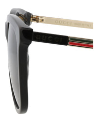 Gucci Gucci Mens Square/Rectangle Black Gold Grey Fashion Designer Eyewear