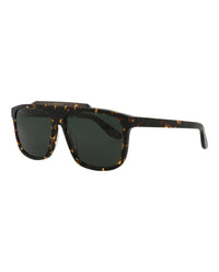 Gucci Mens Aviator Havana Havana Green Fashion Designer Eyewear