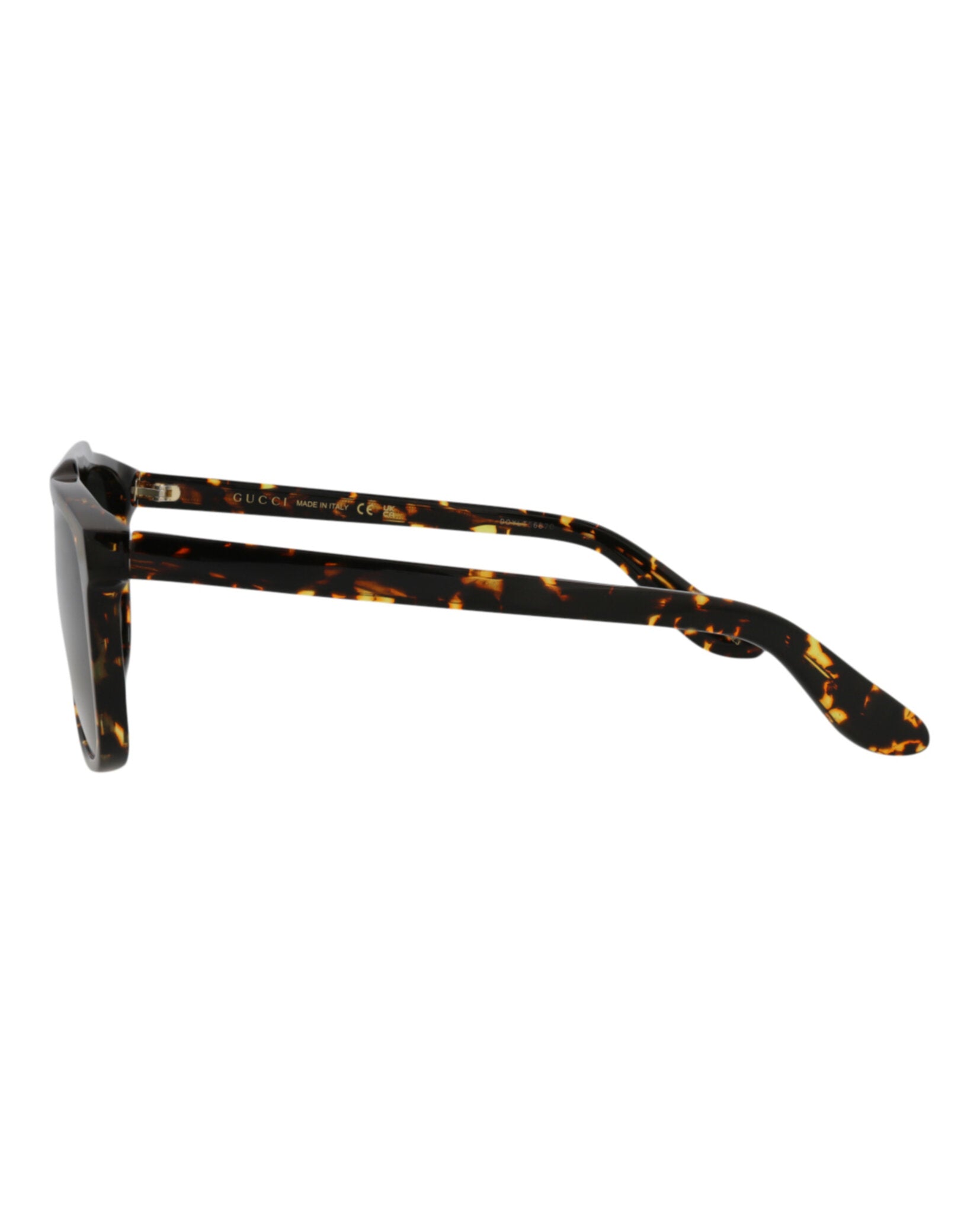 Gucci Mens Aviator Havana Havana Green Fashion Designer Eyewear