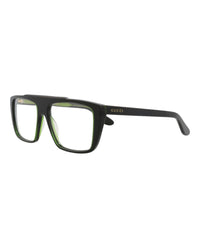 Gucci Gucci Mens Square/Rectangle Black Black Transparent Fashion Designer Eyewear