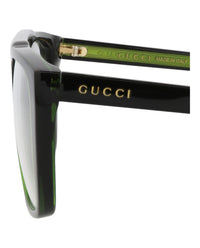 Gucci Gucci Mens Square/Rectangle Black Black Transparent Fashion Designer Eyewear
