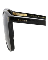 Gucci Mens Square/Rectangle Black Black Grey Fashion Designer Eyewear