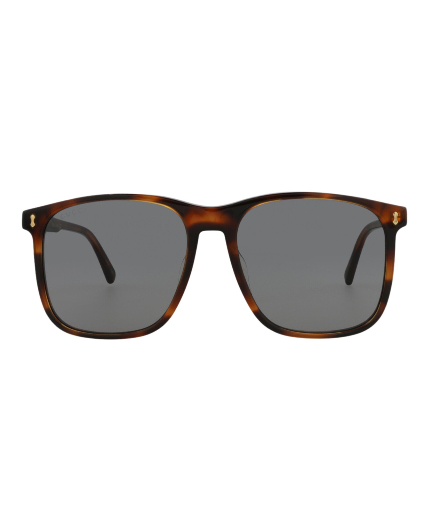 Gucci Gucci Mens Square/Rectangle Havana Havana Grey Fashion Designer Eyewear