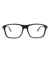 Gucci Mens Square/Rectangle Black Black Transparent Fashion Designer Eyewear