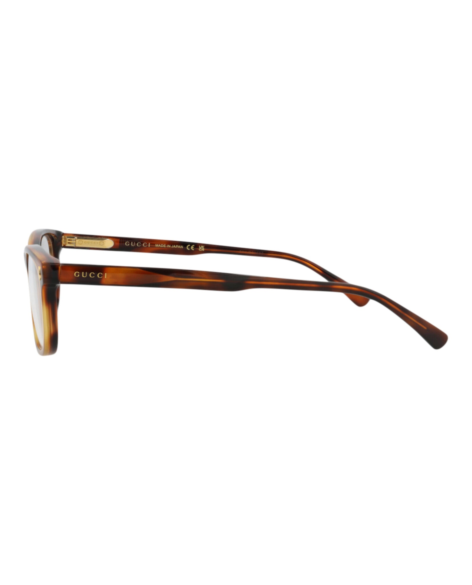 Gucci Gucci Mens Square/Rectangle Havana Havana Transparent Fashion Designer Eyewear