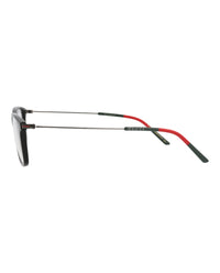 Gucci Gucci Mens Square/Rectangle Black Ruthenium Transparent Fashion Designer Eyewear