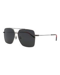 Gucci Mens Aviator Ruthenium Ruthenium Grey Fashion Designer Eyewear
