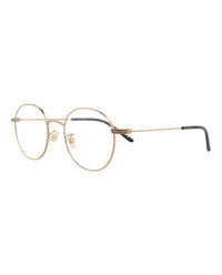 Gucci Gucci Mens Round/Oval Gold Gold Transparent Fashion Designer Eyewear