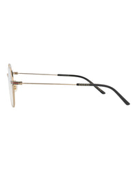 Gucci Gucci Mens Round/Oval Gold Gold Transparent Fashion Designer Eyewear