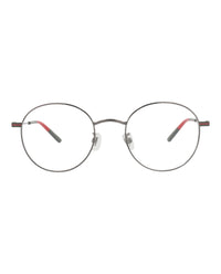 Gucci Gucci Mens Round/Oval Ruthenium Ruthenium Transparent Fashion Designer Eyewear