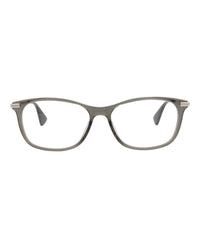 Gucci Gucci Womens Square/Rectangle Grey Silver Transparent Fashion Designer Eyewear