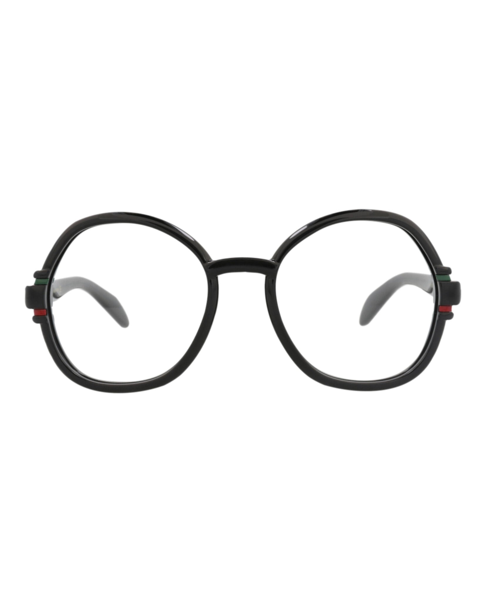 Gucci Gucci Womens Round/Oval Black Black Transparent Fashion Designer Eyewear
