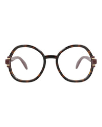Gucci Gucci Womens Round/Oval Havana Brown Transparent Fashion Designer Eyewear