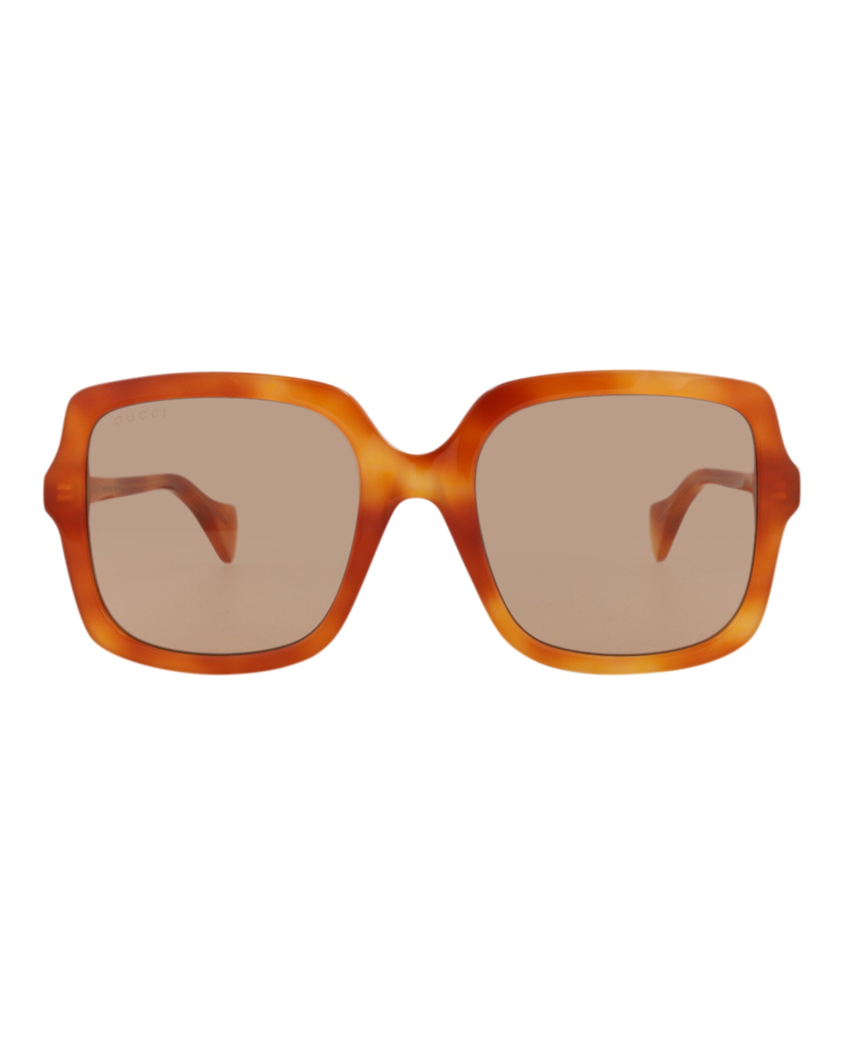 Gucci Gucci Womens Square/Rectangle Havana Havana Brown Fashion Designer Eyewear