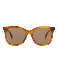 Gucci Gucci Womens Cat Eye Havana Havana Brown Fashion Designer Eyewear