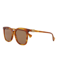 Gucci Gucci Womens Cat Eye Havana Havana Brown Fashion Designer Eyewear