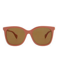 Gucci Womens Cat Eye Pink Pink Brown Fashion Designer Eyewear