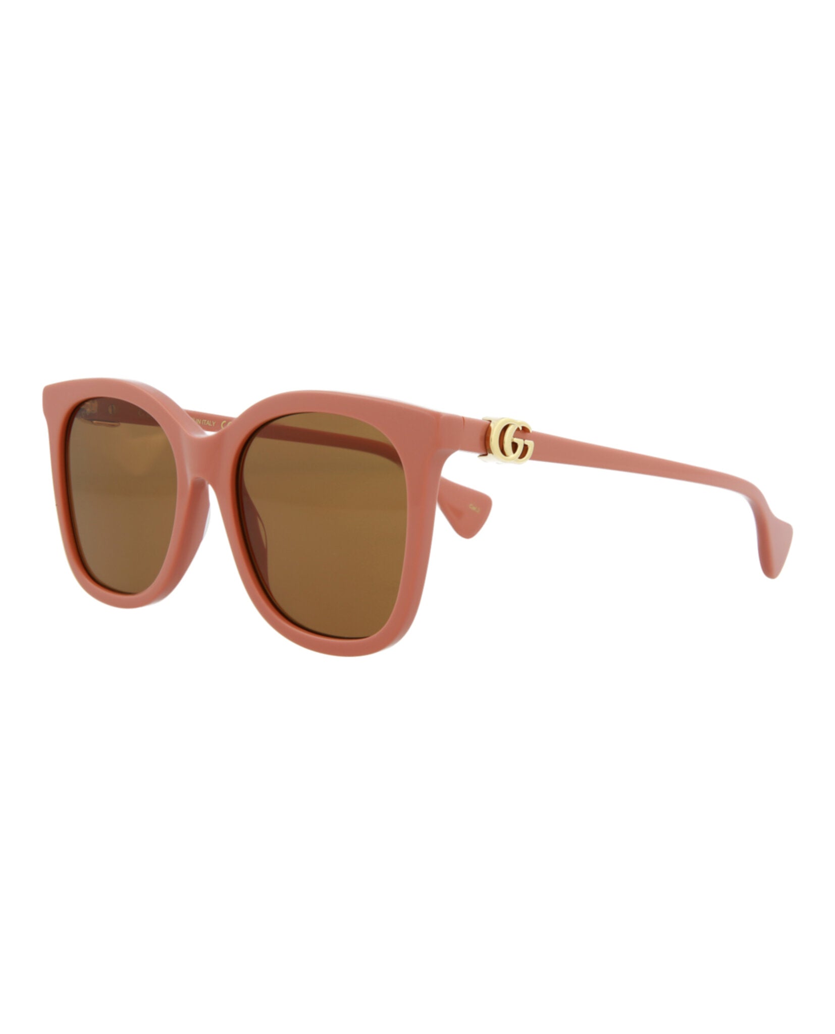 Gucci Womens Cat Eye Pink Pink Brown Fashion Designer Eyewear