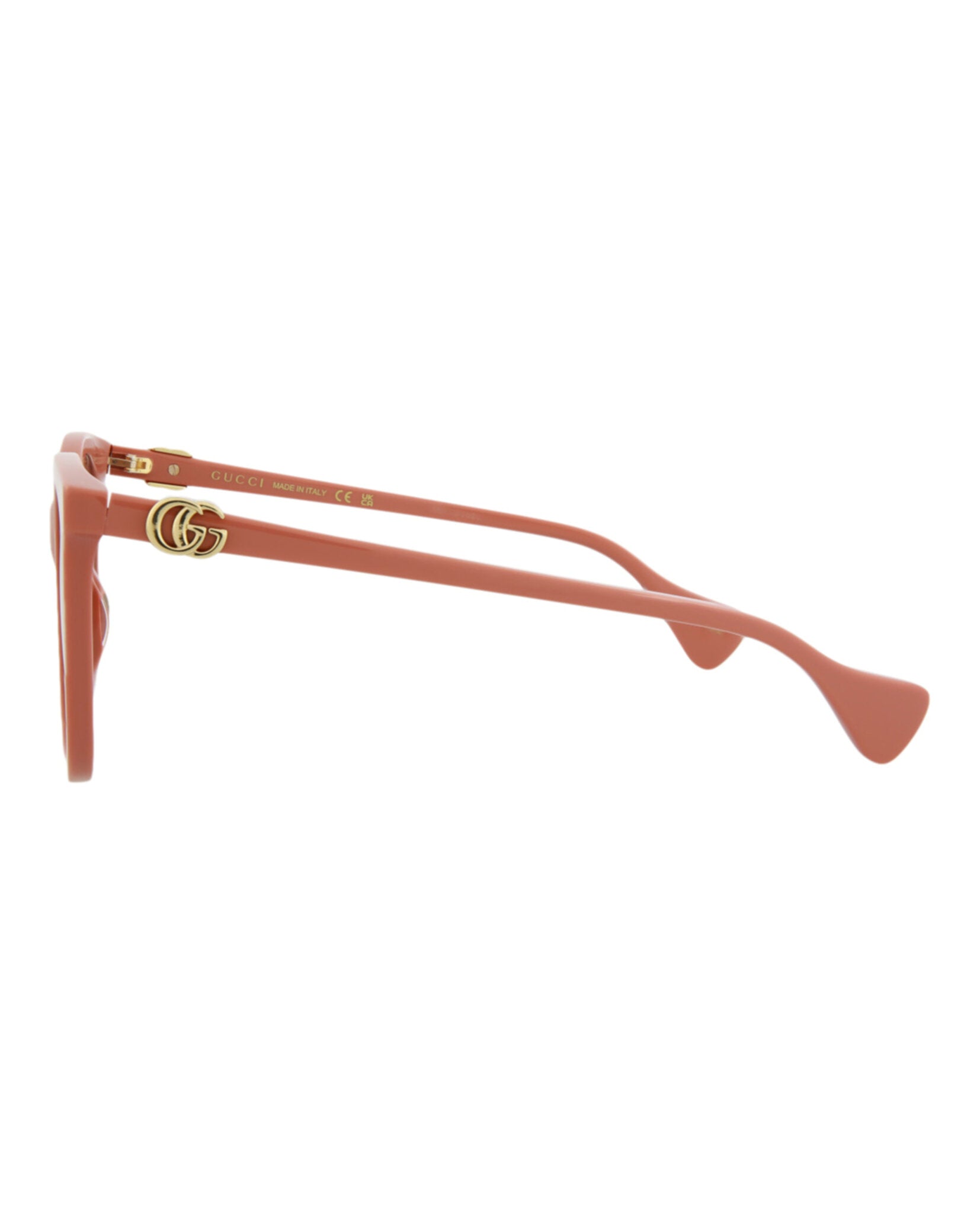 Gucci Womens Cat Eye Pink Pink Brown Fashion Designer Eyewear