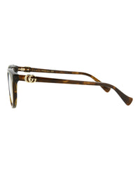 Gucci Gucci Womens Round/Oval Havana Havana Transparent Fashion Designer Eyewear