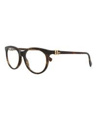 Gucci Gucci Womens Round/Oval Havana Havana Transparent Fashion Designer Eyewear