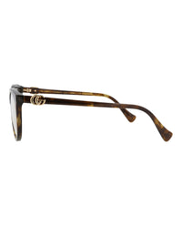 Gucci Gucci Womens Round/Oval Havana Havana Transparent Fashion Designer Eyewear