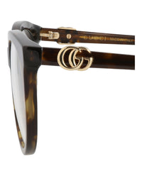 Gucci Gucci Womens Round/Oval Havana Havana Transparent Fashion Designer Eyewear