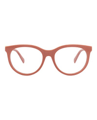 Gucci Womens Round/Oval Pink Pink Transparent Fashion Designer Eyewear