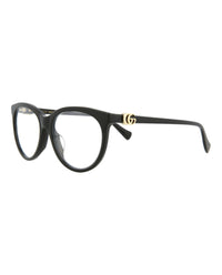 Gucci Gucci Womens Cat Eye Black Black Transparent Fashion Designer Eyewear