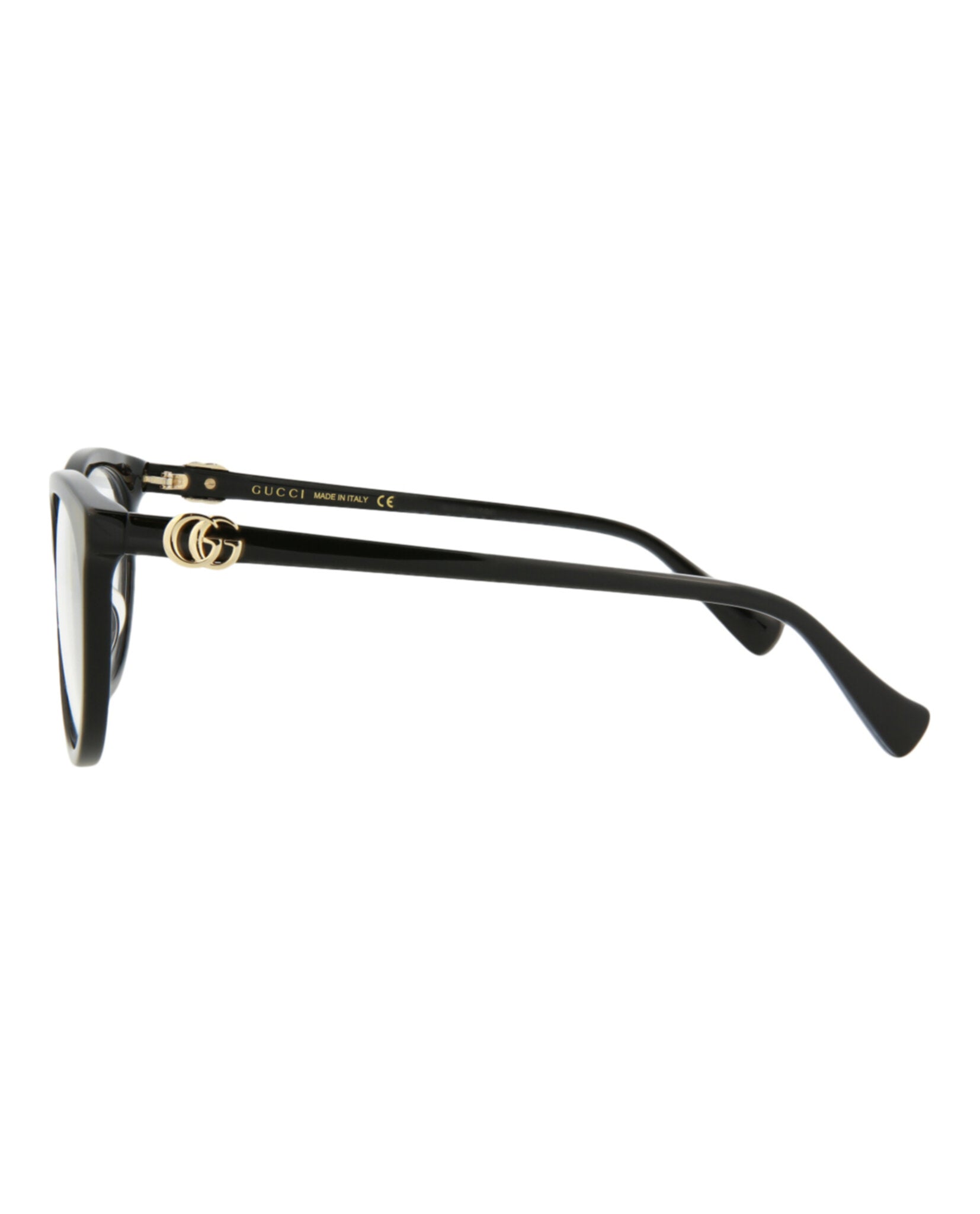 Gucci Gucci Womens Cat Eye Black Black Transparent Fashion Designer Eyewear
