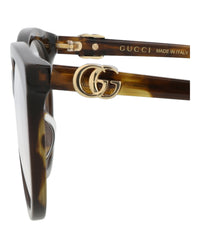 Gucci Gucci Womens Cat Eye Havana Havana Transparent Fashion Designer Eyewear