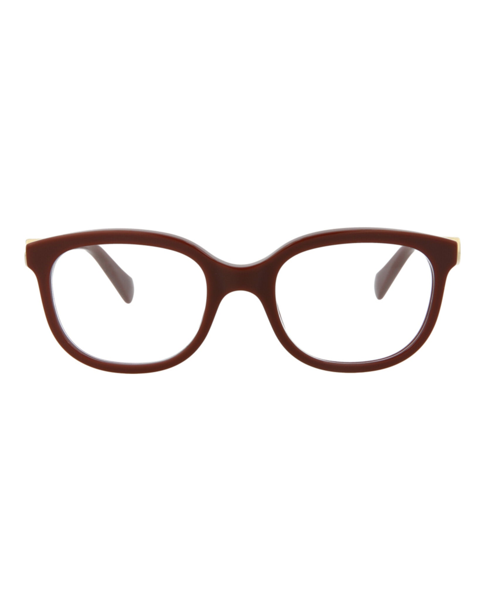 Gucci Gucci Womens Square/Rectangle Burgundy Burgundy Transparent Fashion Designer Eyewear