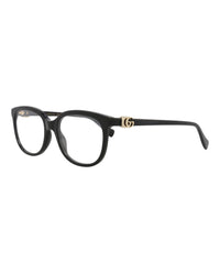 Gucci Gucci Womens Square/Rectangle Black Black Transparent Fashion Designer Eyewear