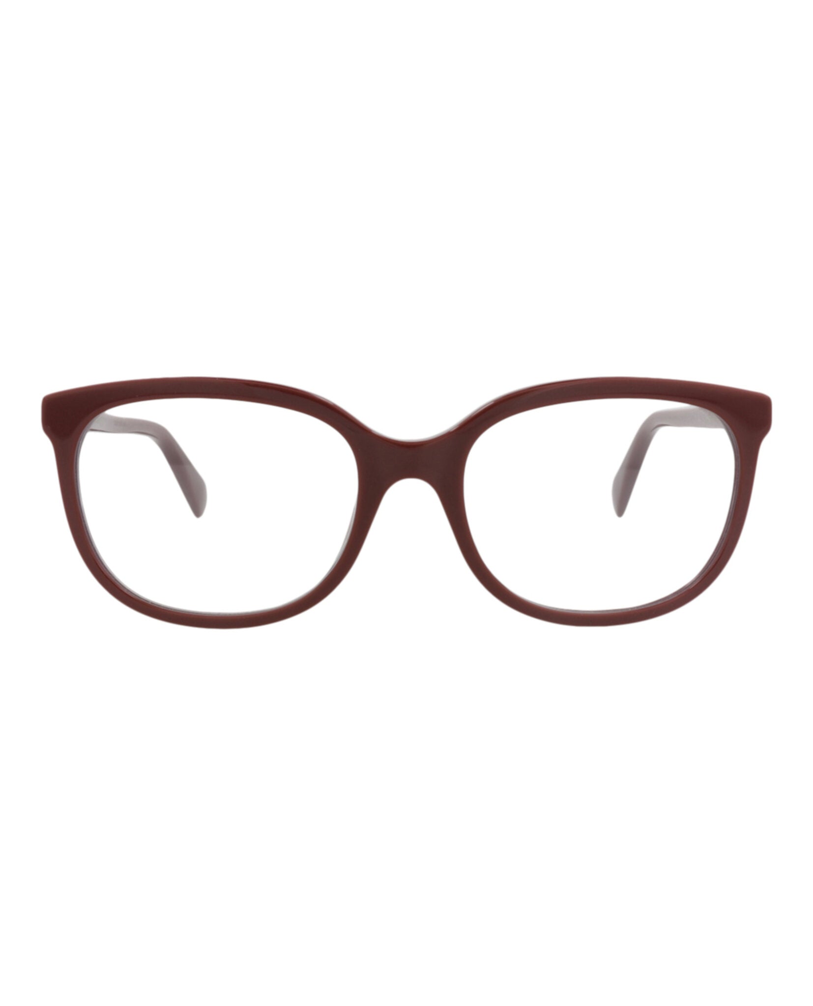 Gucci Womens Square/Rectangle Burgundy Burgundy Transparent Fashion Designer Eyewear