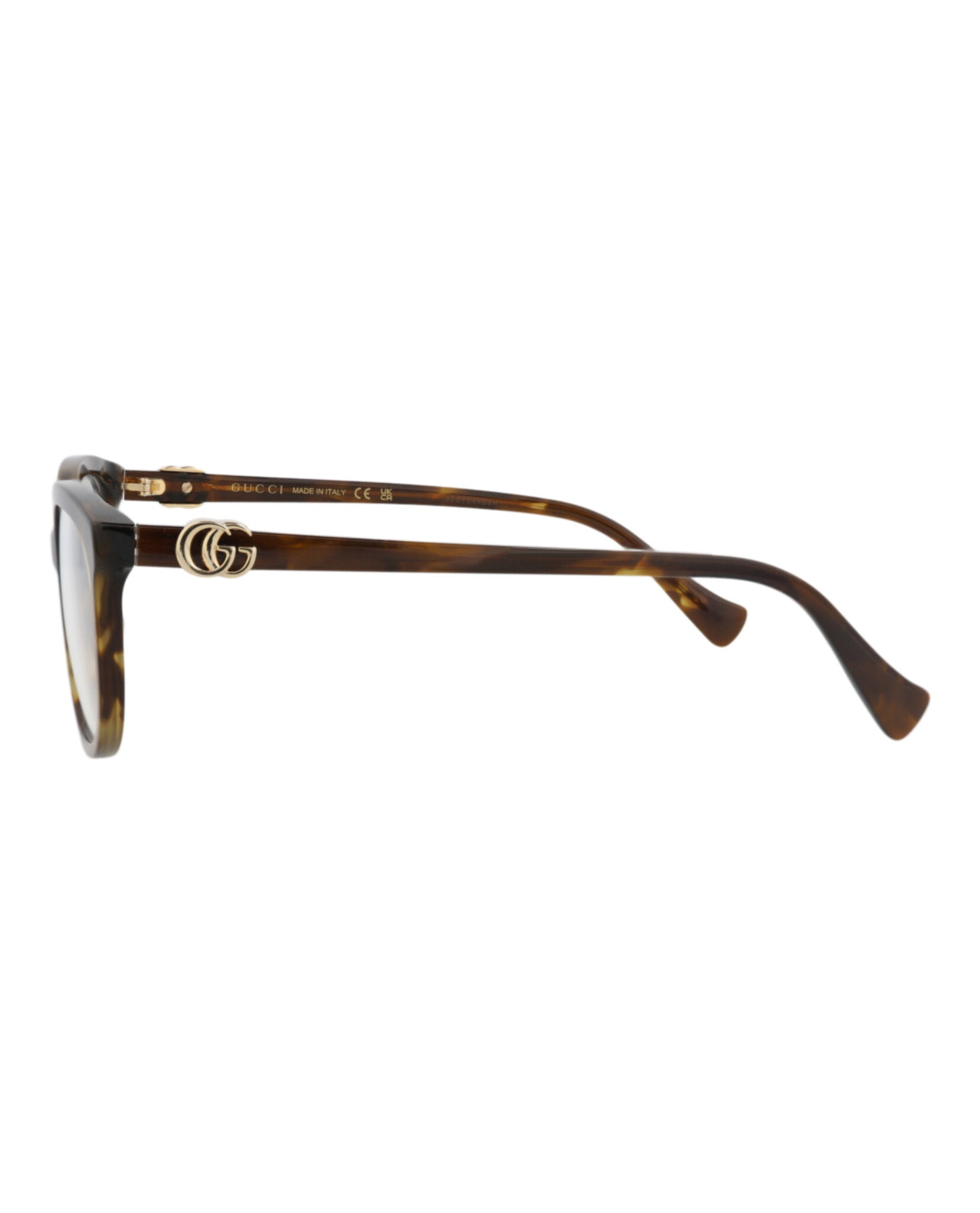 Gucci Gucci Womens Square/Rectangle Havana Havana Transparent Fashion Designer Eyewear