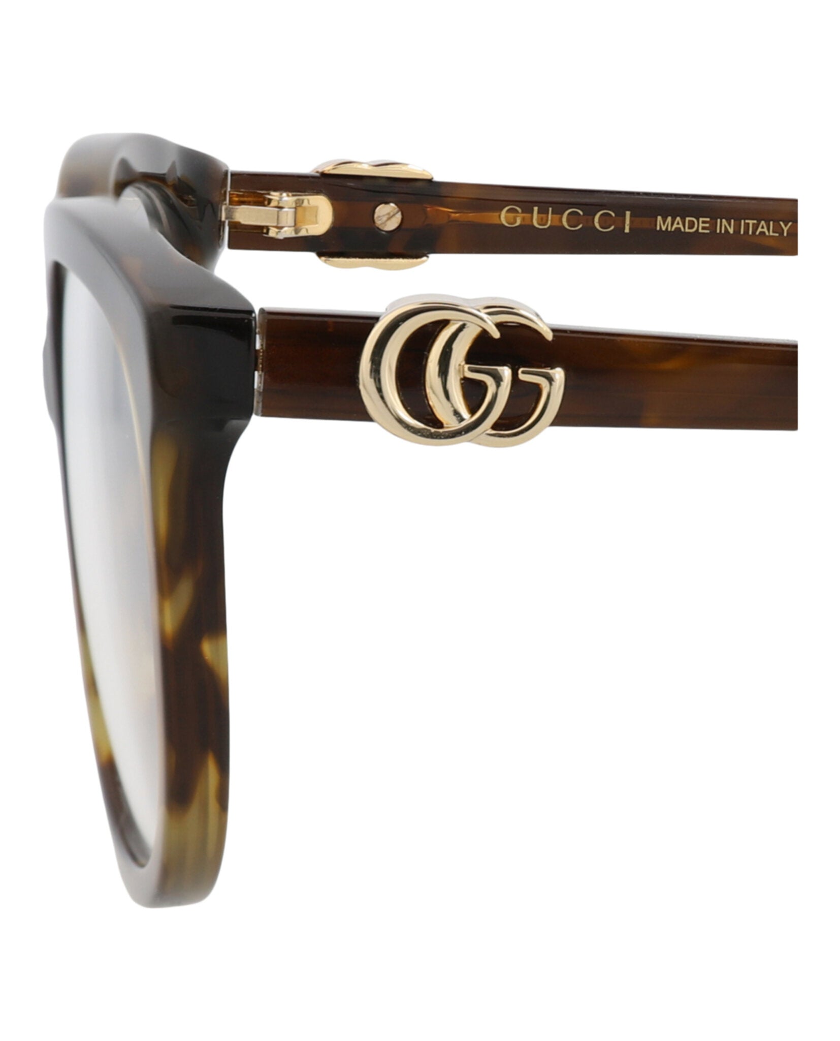 Gucci Gucci Womens Square/Rectangle Havana Havana Transparent Fashion Designer Eyewear