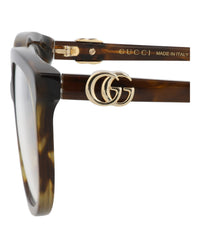 Gucci Gucci Womens Square/Rectangle Havana Havana Transparent Fashion Designer Eyewear