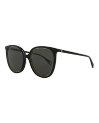 Gucci Womens Round/Oval Black Black Grey Fashion Designer Eyewear